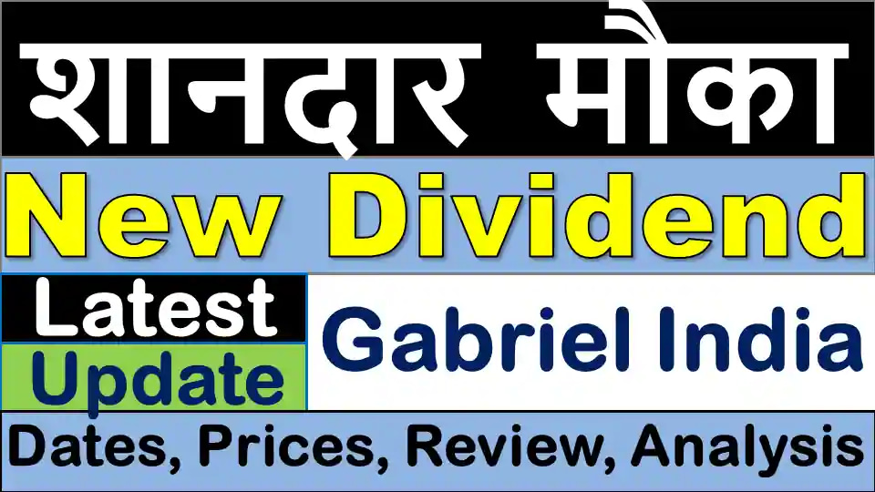 Gabriel India Dividend